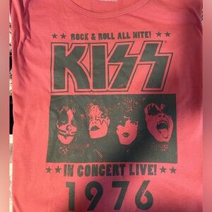 Kiss NEW Concert 1976 In Concert Live T-Shirt